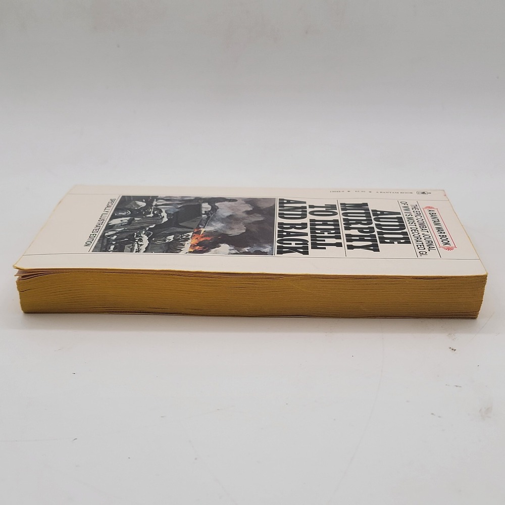 Audie Murphy To Hell and Back Paperback 1979 Illustrated Bantam War Book Good - Picture 5 of 14
